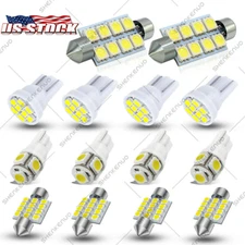 For 2011-2015 Chevrolet Cruze Premium White LED Interior Lights Kit 14 Pieces