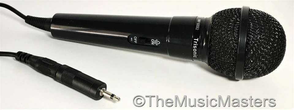 Handheld Dynamic Karaoke Computer MICROPHONE Vocal DJ PA Mic Extra Plug Adapter - Image 3 of 4