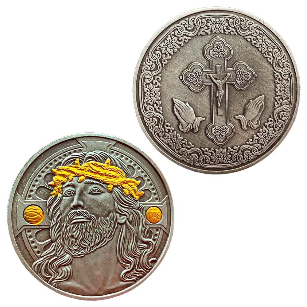 Christ Christian Religious God Bible Verse Faith Jesus Souvenirs Pray Coin
