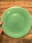 Original 1936-1951 HLC Fiestaware Light Green 15” Chop Plate