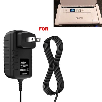AC Charger For Epson WorkForce EC-C110 B582A Wireless Mobile Color Printer A462H