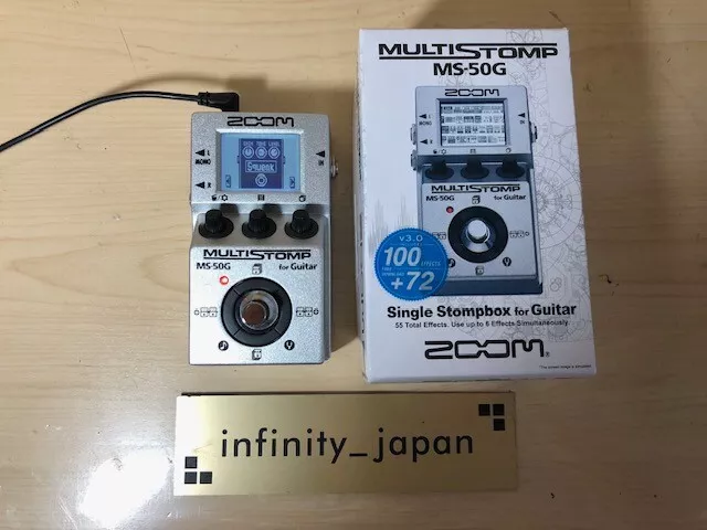 Zoom MS50G MultiStomp Multi-Effects Guitar Effect Pedal free&fast ship from JP