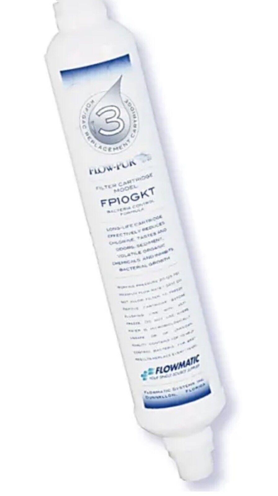 FP10GKT FLOWPURE WATTS WATER FILTER #3 INLINE TD3 For Boats Campers RV