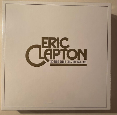 ERIC CLAPTON Studio Album Collection 1970-1981 180 gram vinyl NEW 8 x LP box set