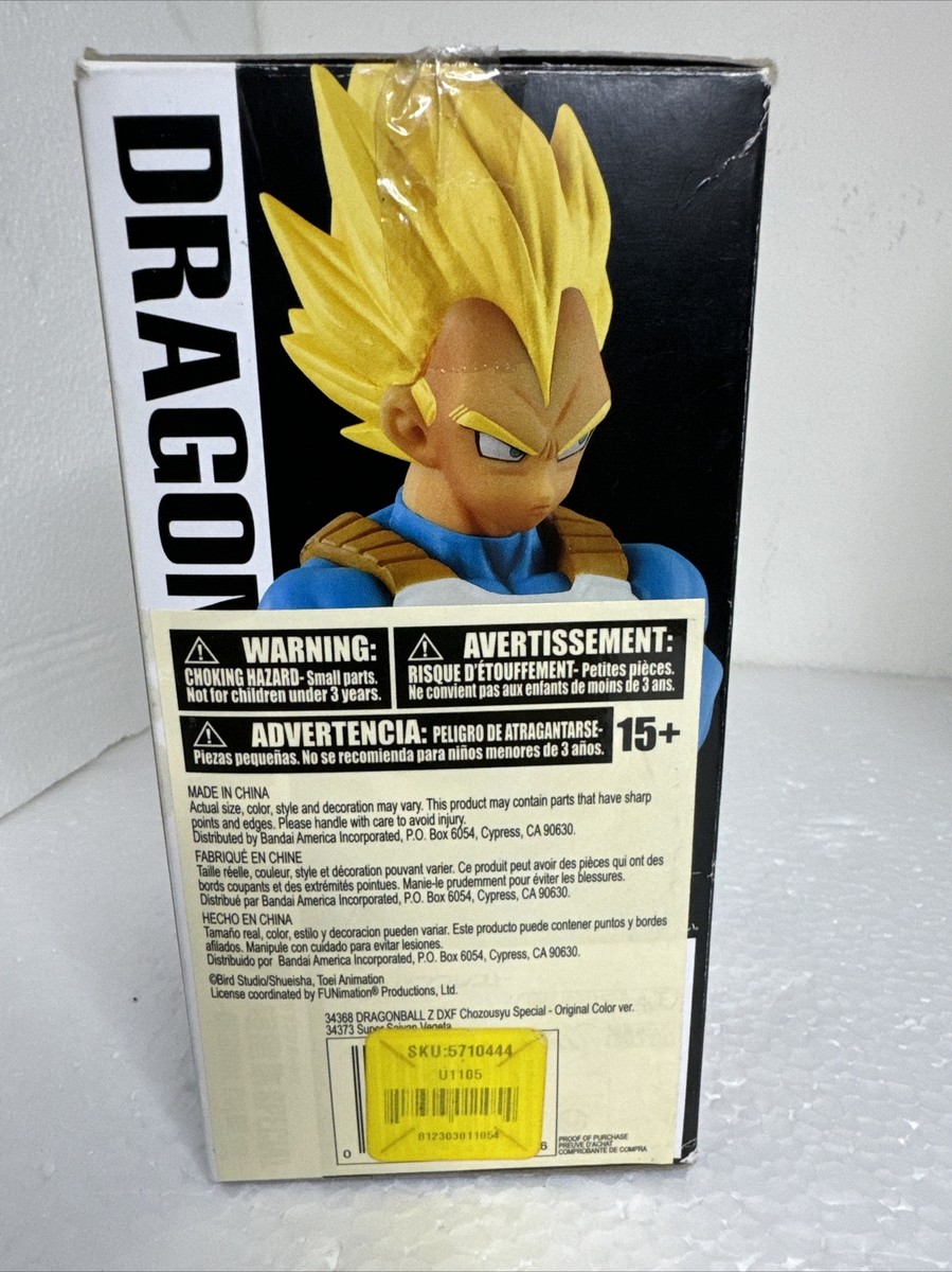 2016 Banpresto Dragon Ball Z Super Saiyan Vegeta Special Original