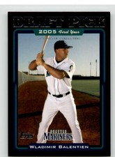 Wladimir Balentien FY Rookie Card 2005 Topps Black #683