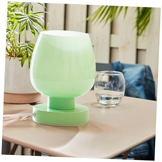 Touch Bedside Table Lamp - Modern Small Lamp for Bedroom Non-USB green_1pack