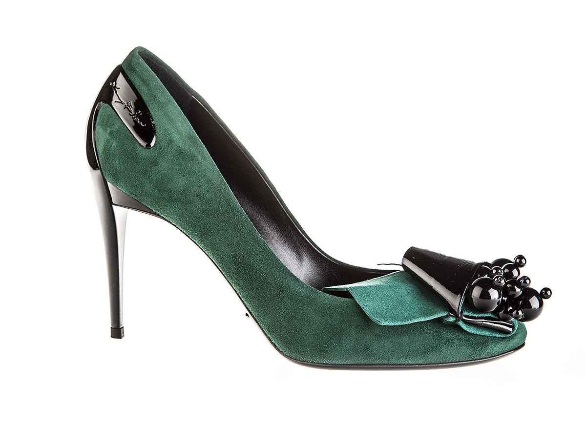 Authentic Baldinini Suede Shoes Italian Sizes 5,6,8 Green