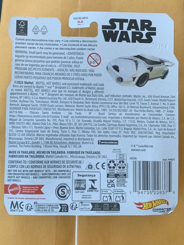 🔥2023- Star Wars Stormtrooper Hot Wheels Character Car-M/NM🔥 - Picture 2 of 6
