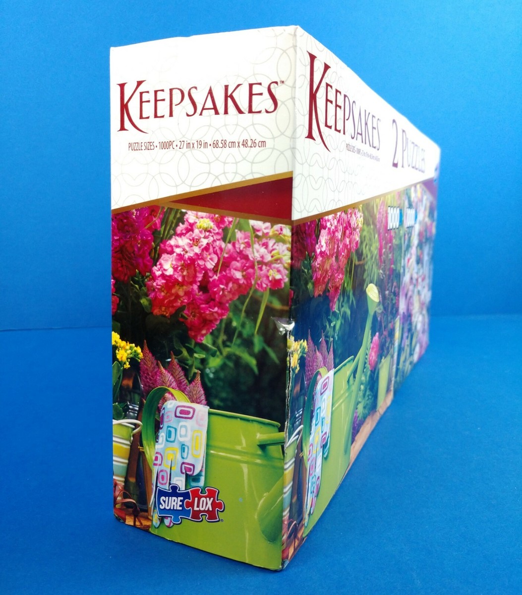 Sure-Lox (Set Of 2) Keepsakes 1000 Piece Puzzles 