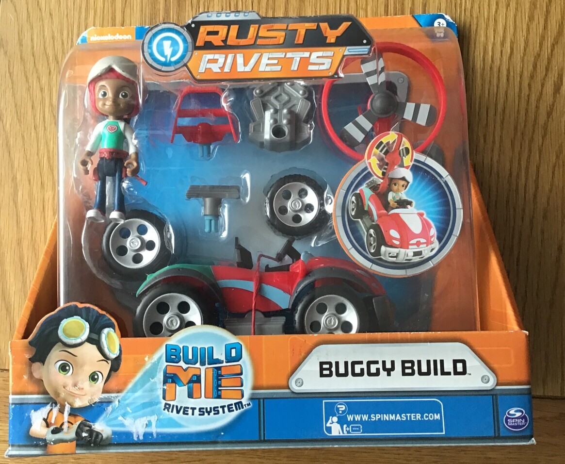 Rusty Rivets 6046695 Ruby Buggy Build Basic Vehicle Toy, Multi-Colour