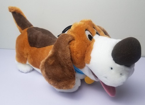 NWT Vintage Disney The Great Mouse Detective Toby Basset Hound Dog Plush Stuffed