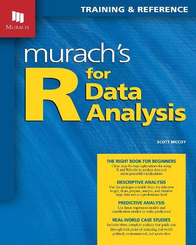 Scott McCoy Murach's R for Data Analysis (Tascabile)