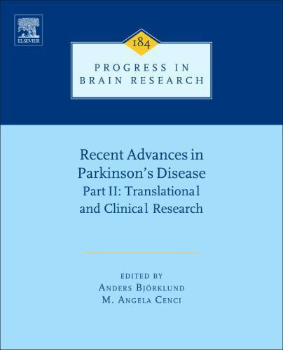 Recent Advances in Parkinsons Disease Bjorklund Cenci-Nilsson Volume 184