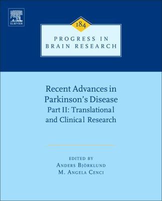 Recent Advances in Parkinsons Disease Bjorklund Cenci-Nilsson Volume 184