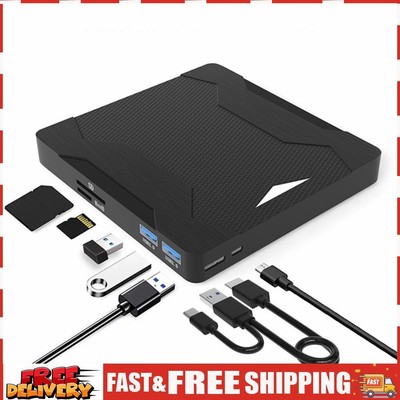 CD DVD Writer Plug and Play CD-RW Burner Mobile CD-ROM Drive for Computer Laptop