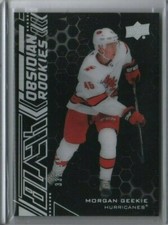 MORGAN GEEKIE 2020-21 Upper Deck Black Obsidian ROOKIE 332/349
