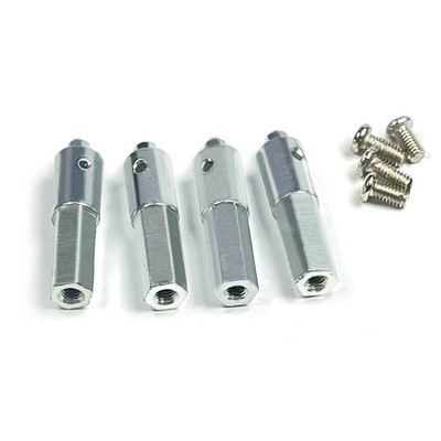 4Pcs LD-P06 Metal Portal Axle Shaft Hex Adapter for LDRC LD-P06 LD P062428