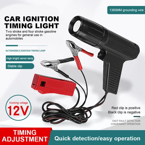 Engine Timing Light 12V Ignition Auto Timing Tester Car Motorcycle Detection - Imagen 4 de 11