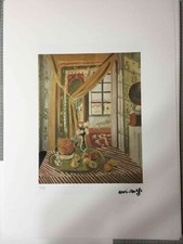 Henri Matisse Litografía Off Set cm 50x70 Firma en Placa con Certificado