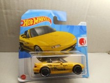 Modellauto Mattel Hot Wheels Nr.120/250 Mazda MX-5 Miata 1991 gelb 1:64 OVP