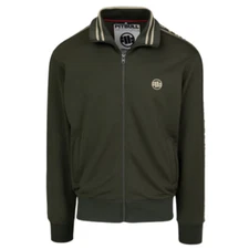 Pitbull Men's Training Jacket Tape Logo Old Green