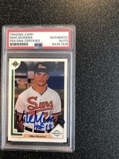 1991 Upper Deck Mike Mussina Prospect Rookie Certified Auto #65 PSA Authentic