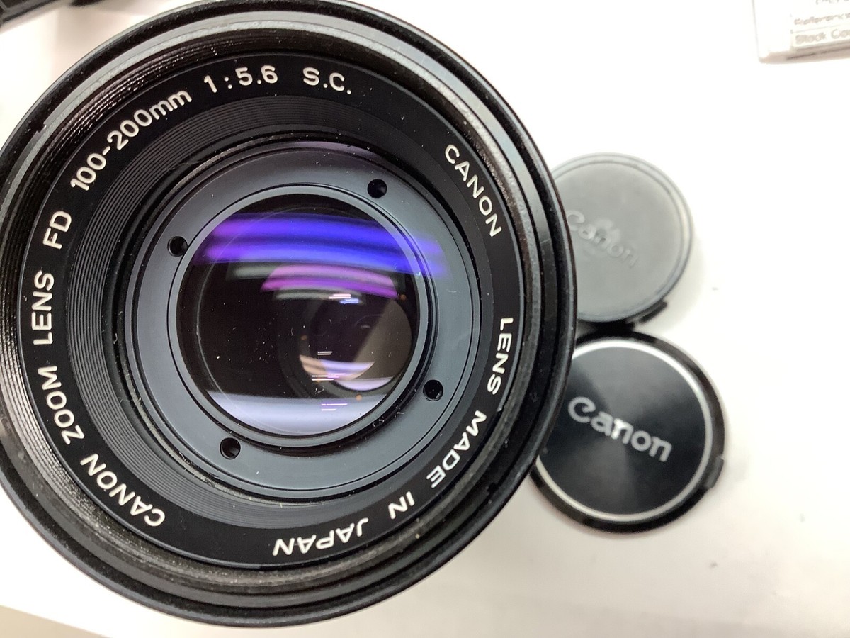 Canon FD 100-200mm f5.6 SC S.C. MF Telephoto Zoom FD Lens Mount | eBay