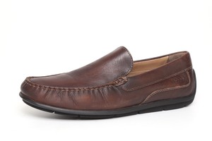 ecco moc mens brown