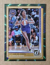 2025 Panini Donruss WNBA Rickea Jackson #49 Green Laser Los Angeles Sparks