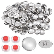 300 Set Self Cover Button Kit 23mm Aluminum Button with 4 Tools