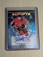 2024-25 Black Diamond DANY HEATLEY Sparkling Scripts AUTO /25 Spectrum Senators