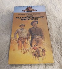 THE MAGNIFICENT SEVEN VHS New/Sealed 1988 Release Watermarks WESTERN