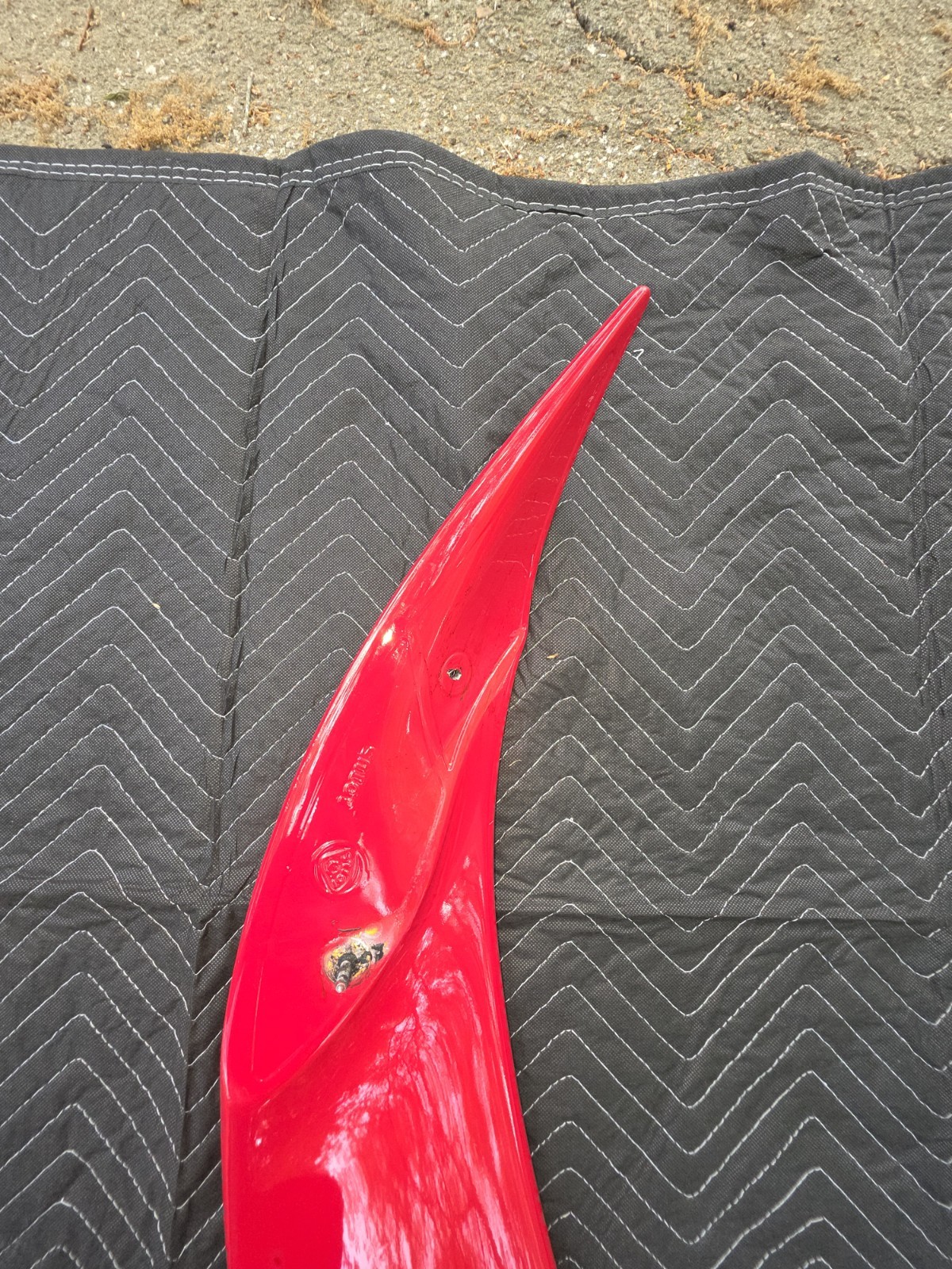 OEM Lotus Elise rear spoiler assy Ardent Red Original
