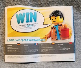 Lego Minecraft 21113 The Cave Instructions Manual Booklet Only