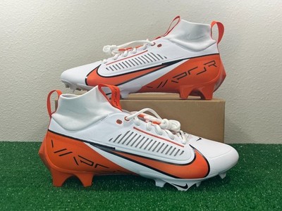 Sz 14 Men - Nike Vapor Edge Pro 360 2 TB White Orange Football Cleats NEW FQ4044