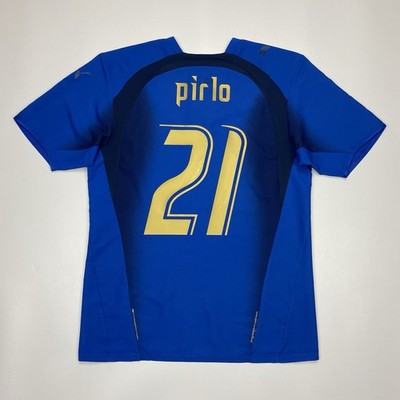 プーマ イタリア代表 ユニフォーム ピルロ PIRLO #21 Vintage Pirlo #21 Italy 2006 Home Football Shrt Soccer Jersey Puma