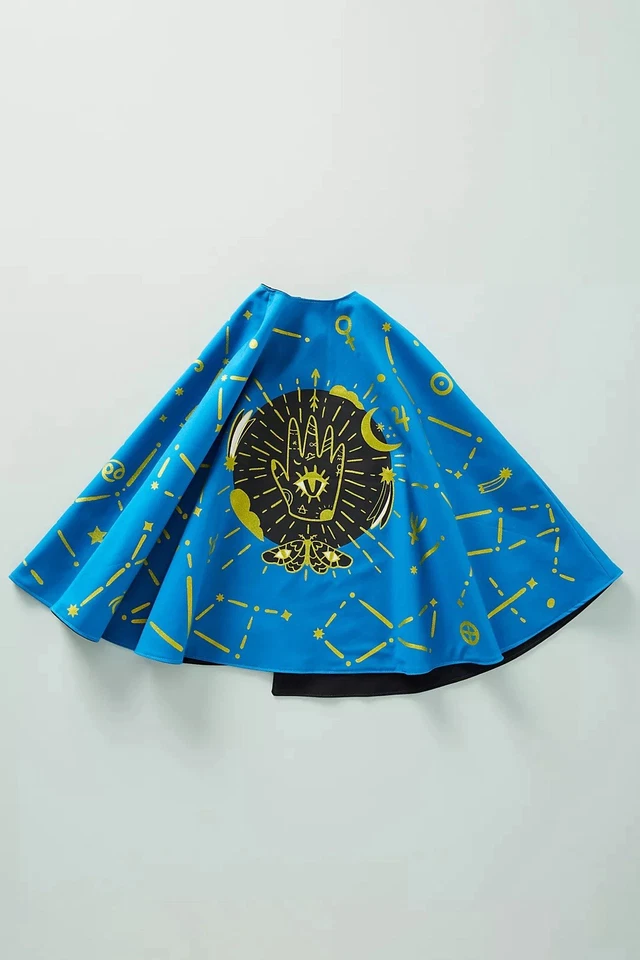 Lovelane Designs Adivino Bruja Hechicero Capa Disfraz Talla Única Foto 2 de 4