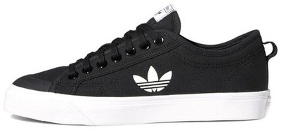 adidas gazelle silver green womens Adidas Nizza Trefoil Shoes Women's Shoes Black main image 1