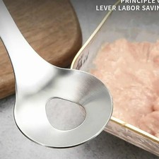 1 Pcs Maker Spoon Meat Baller With Elliptical Leakage Hole Stainless Steel...