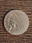 !! 1908 $2.50 Indian Head Gold Quarter Eagle Coin In Historic Society Booklet !!