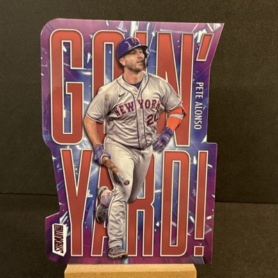 2023 Topps Stadium Club Pete Alonso Goin Yard! Red Foil #GY-12 Mets