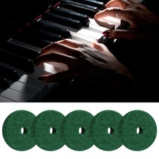 180PCS Green Pure Wool Piano Keyboard Felt Pad Roundical Instrument FF