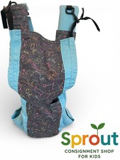Olives  Applesauce baby carrier blue and gray