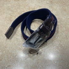 Boston Scott’s Blue / Red Woven Belt Metal Buckle 28-34   570