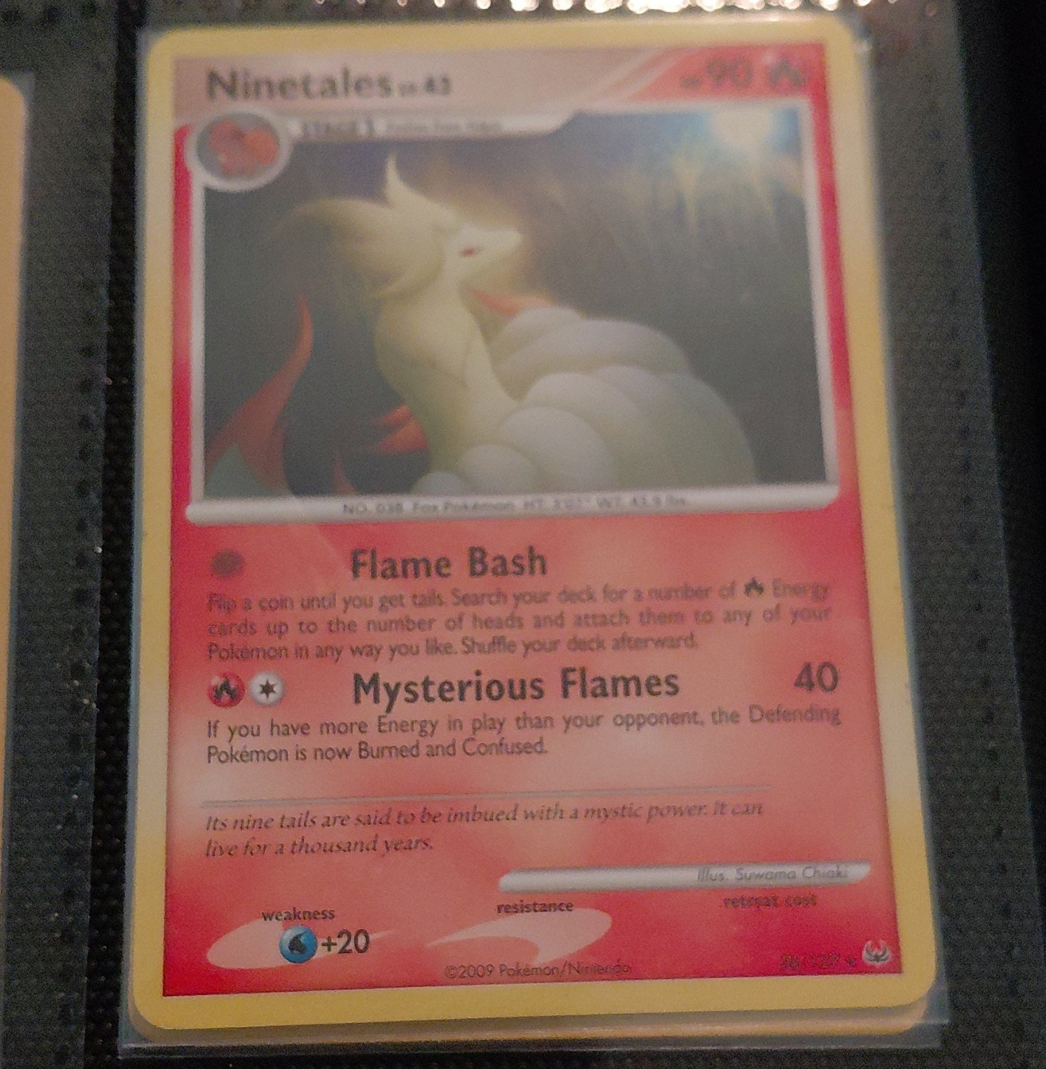The Pokémon Company Ninetales Platinum 36/127 Unlimited Regular Rare EN