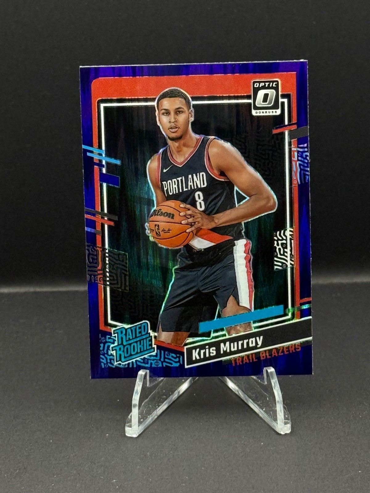 2023-24 Panini Donruss Optic - Rated Rookie Kris Murray #213 Purple Prizm (RC)