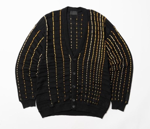 Men Carlo Colucci Sweater Black Cotton 48 / 4XL /