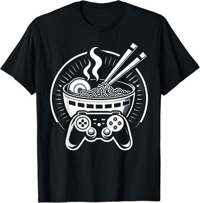 Ramen and Gaming Love - Video Gamer Funny Gamer Ramen Lover Gift Unisex T-Shirt