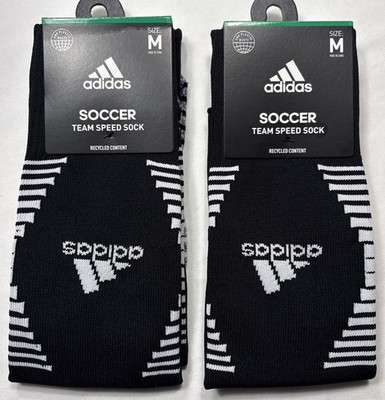 Adidas Soccer Team Speed Socks Men s Medium Left Right Specific 2 Pairs FREE SHP